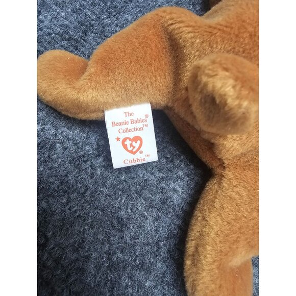 Ty Cubbie 1993 Beanie Babies Collectible Teddy Bear - Picture 4 of 7